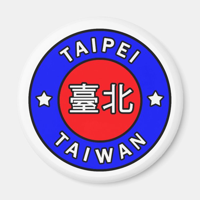 Taipei Taiwan Magnet (Vorne)