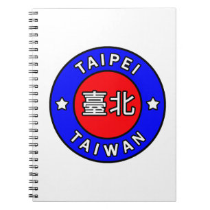 Taipei Taiwan Notizblock