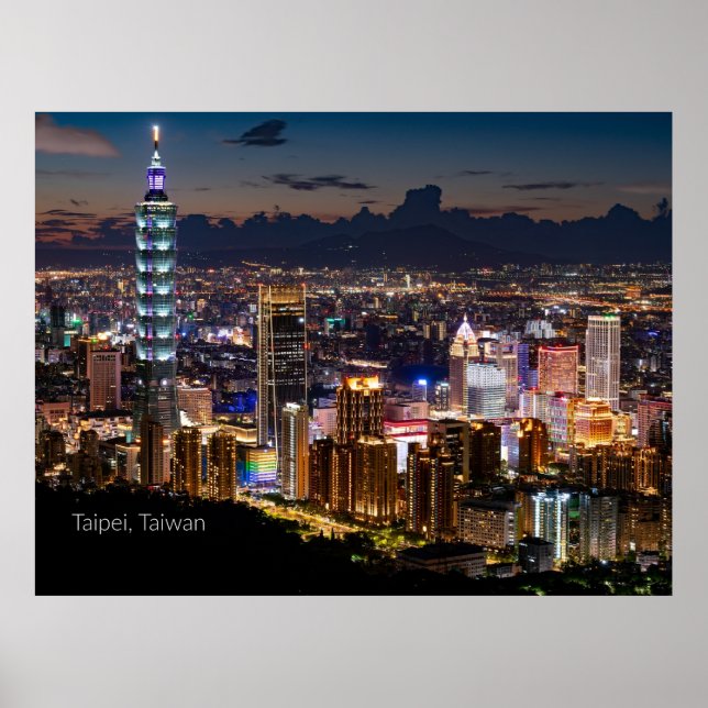 Taipei, Taiwan Poster (Vorne)