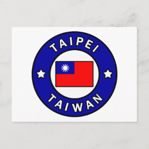 Taipei Taiwan Postkarte
