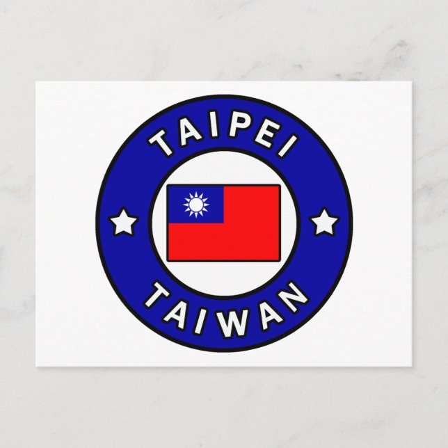Taipei Taiwan Postkarte (Vorderseite)