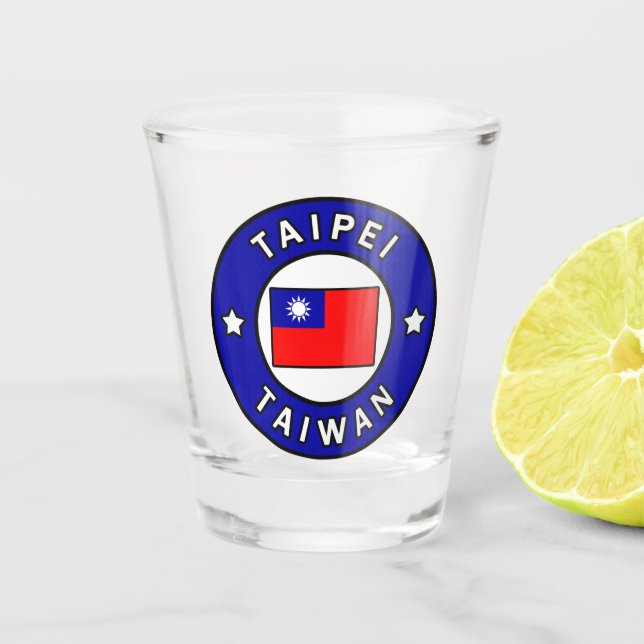 Taipei Taiwan Schnapsglas (Vorderseite)