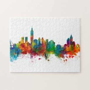 Taipei Taiwan Skyline Puzzle