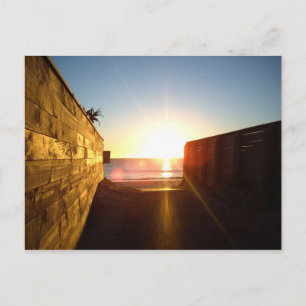 Tairua Beach Walkway Sunrise Neuseeland Postkarten