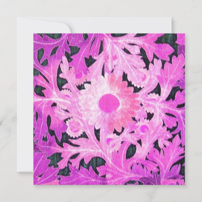 TAISCH, rosa Schwarz-weiß Ankündigung (Vorderseite)