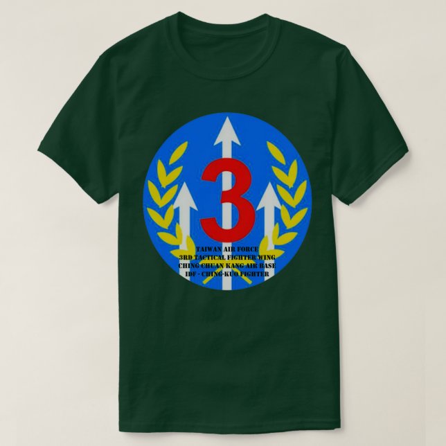 Taiwan 3. taktischer Kämpfer T-Shirt (Design vorne)