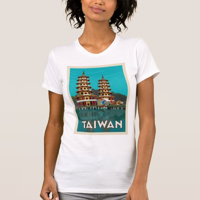 Taiwan | Dragon und Tiger Pagodas T-Shirt (Vorderseite)