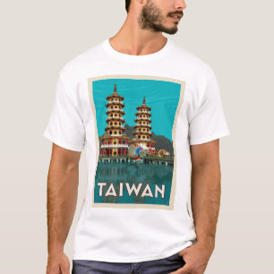 Taiwan   Dragon und Tiger Pagodas T-Shirt