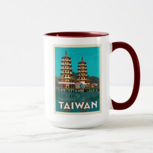 Taiwan   Dragon und Tiger Pagodas Tasse