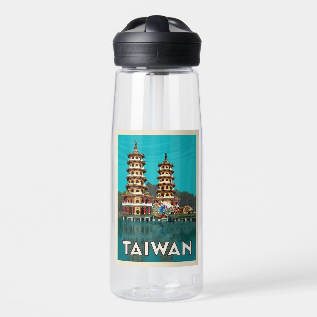 Taiwan | Dragon und Tiger Pagodas Trinkflasche (Vorne)