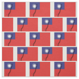 TAIWAN Flag ROC Map Kontur Stoff