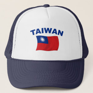 Taiwan-Flagge 2 Truckerkappe