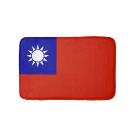 Taiwan-Flagge Badematte