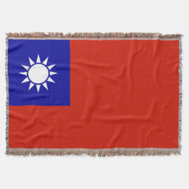 Taiwan-Flagge Decke