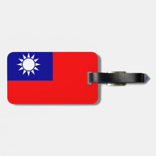 Taiwan-Flagge Gepäckanhänger
