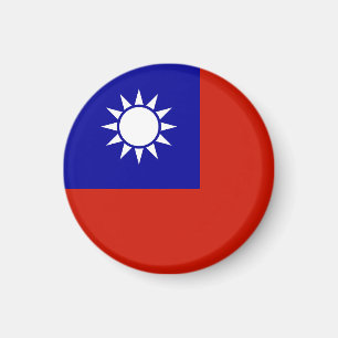 Taiwan-Flagge Magnet