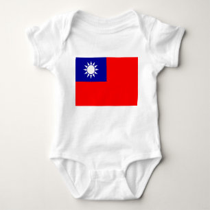 Taiwan-Flagge: Republik China, Chinesisch-Taipeh Baby Strampler