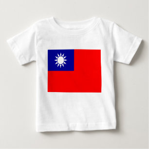 Taiwan-Flagge: Republik China, Chinesisch-Taipeh Baby T-shirt