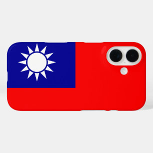 Taiwan-Flagge: Republik China, Chinesisch-Taipeh iPhone 16 Hülle