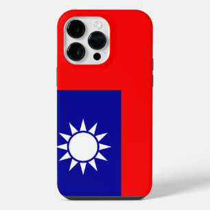 Taiwan-Flagge: Republik China, Chinesisch Taipeh iPhone 14 Pro Max Hülle