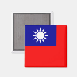 Taiwan-Flagge: Republik China, Chinesisch-Taipeh Magnet