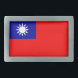 Taiwan-Flagge: Republik China, Chinesisch-Taipeh Rechteckige Gürtelschnalle<br><div class="desc">Das widerstandsfähige Banner: Eine Geschichte der taiwanesischen Flagge - Ich bin die Flagge der Republik China, ein Symbol für eine Nation, die Prozesse und Triumphe durchgemacht hat. Mein Krimsfeld, eine lebendige Farbe, repräsentiert die Revolution, die eine neue Ära geschaffen hat. In meinem blauen Kanton scheint eine strahlende weiße Sonne, die...</div>