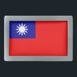 Taiwan-Flagge: Republik China, Chinesisch-Taipeh Rechteckige Gürtelschnalle<br><div class="desc">Das widerstandsfähige Banner: Eine Geschichte der taiwanesischen Flagge - Ich bin die Flagge der Republik China, ein Symbol für eine Nation, die Prozesse und Triumphe durchgemacht hat. Mein Krimsfeld, eine lebendige Farbe, repräsentiert die Revolution, die eine neue Ära geschaffen hat. In meinem blauen Kanton scheint eine strahlende weiße Sonne, die...</div>