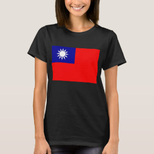 Taiwan-Flagge: Republik China, Chinesisch-Taipeh T-Shirt