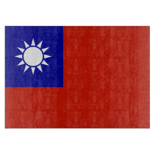 Taiwan-Flagge Schneidebrett