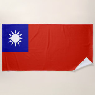 Taiwan-Flagge Strandtuch