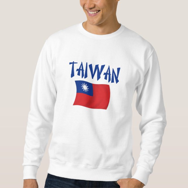 Taiwan-Flagge Sweatshirt (Vorderseite)