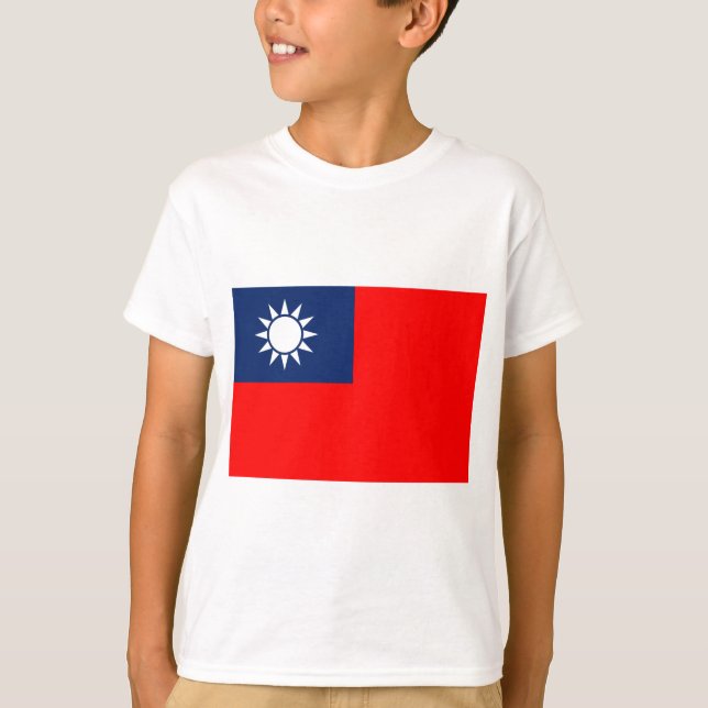 taiwan Flagge T-Shirt (Vorderseite)