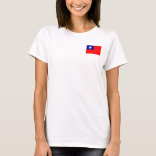 Taiwan-Flagge T-Shirt