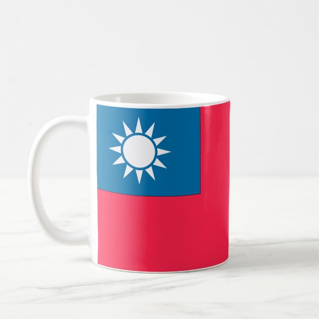 Taiwan-Flagge Tasse (Links)