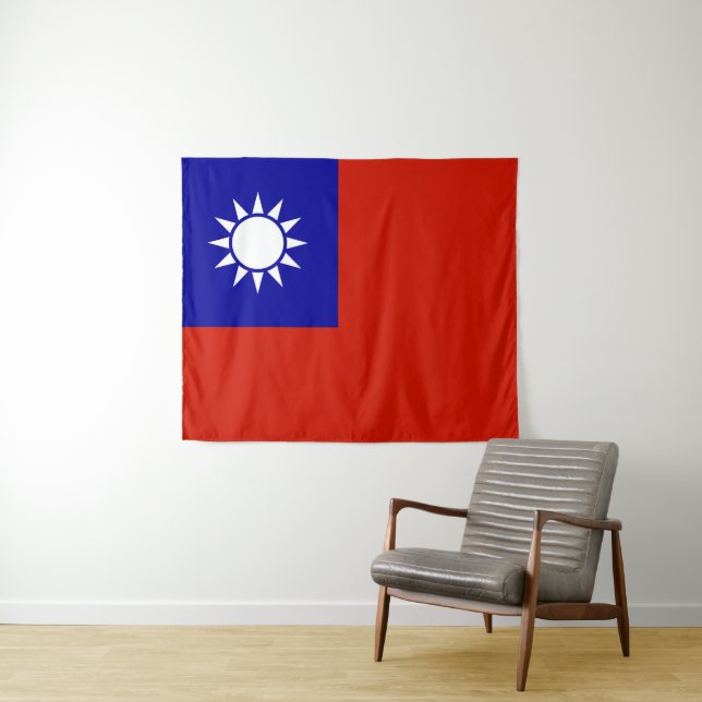 Taiwan-Flagge Wandteppich (Beispiel (Horizontal))