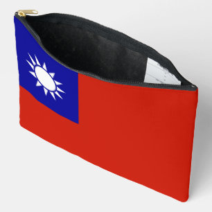 Taiwan-Flagge Zubehörtasche
