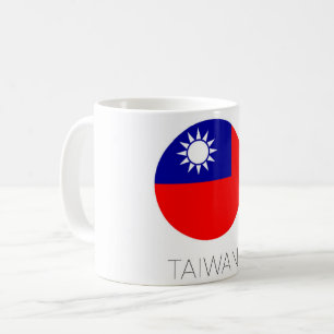 Taiwan-Flaggen-Reisebecher Kaffeetasse