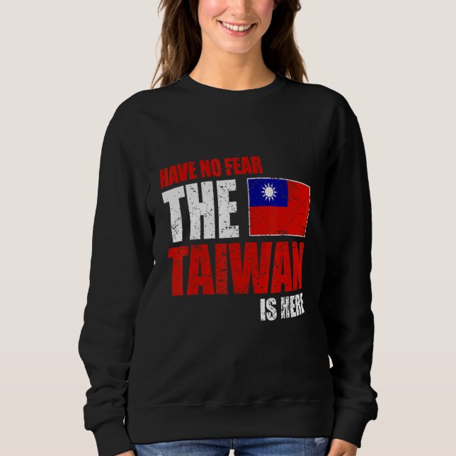 Taiwan Flaggenflagge Taiwan Sweatshirt (Vorderseite)