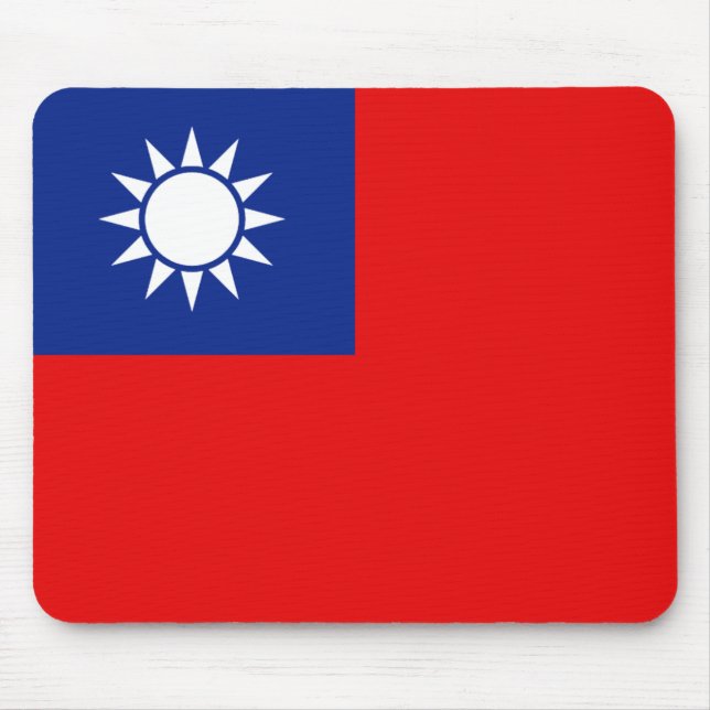 Taiwan-Flaggenmousepad Mousepad (Vorne)
