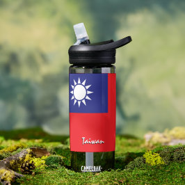 Taiwan-Flasche, patriotische taiwanesische Flagge Trinkflasche