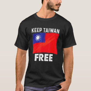 Taiwan frei halten Ich halte dich sicher Westtaiw T-Shirt