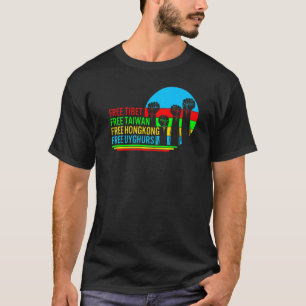 Taiwan - Freier Tibet-Protest Erste Unterstützung  T-Shirt