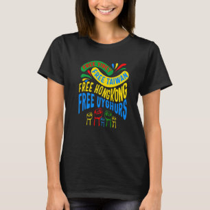 Taiwan - Freier Tibet-Protest Erste Unterstützung T-Shirt