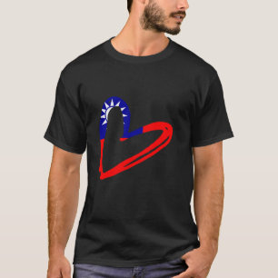 Taiwan Herz Taiwan Stolz Taiwan Wurzeln Taiwan T-Shirt