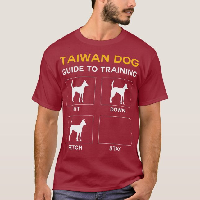Taiwan-Hundeführer zur Schulung des Hundes-Gehorsa T-Shirt (Vorderseite)