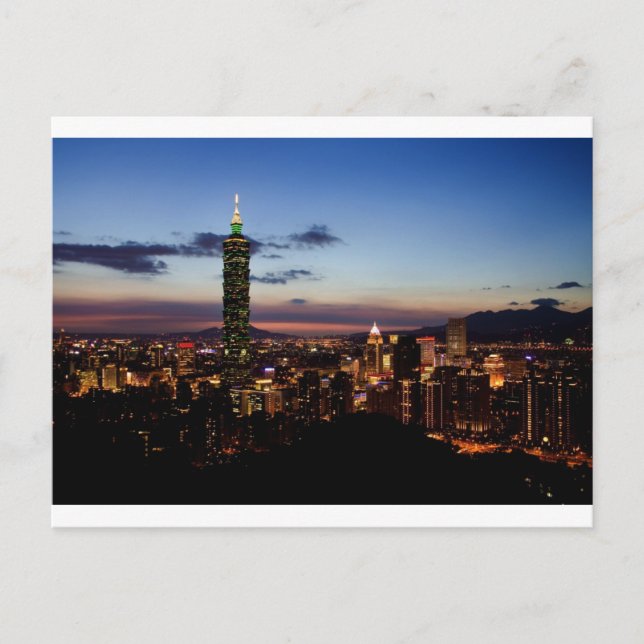 Taiwan-Landschaft Postkarte (Vorderseite)