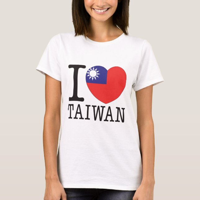 Taiwan-Liebe v2 T-Shirt (Vorderseite)