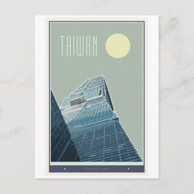 Taiwan Postkarte (Vorderseite)