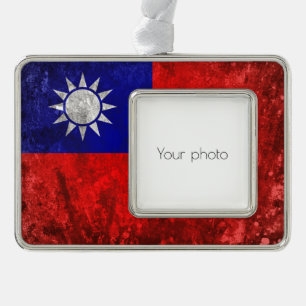 Taiwan Rahmen-Ornament Silber