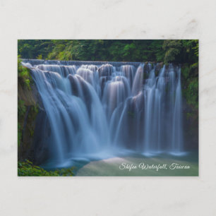 Taiwan Reisende Sightseeing Shifen Wasserfall Postkarte